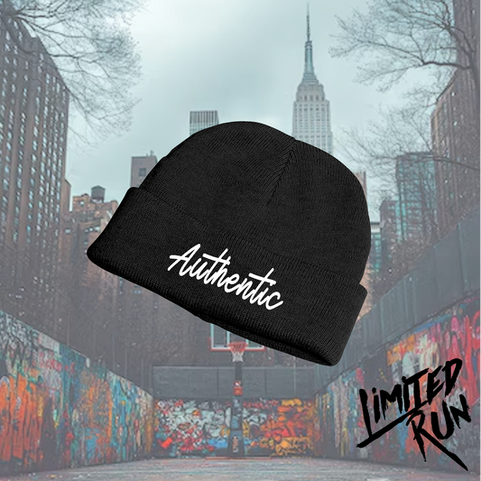 Authentic Black Beanie