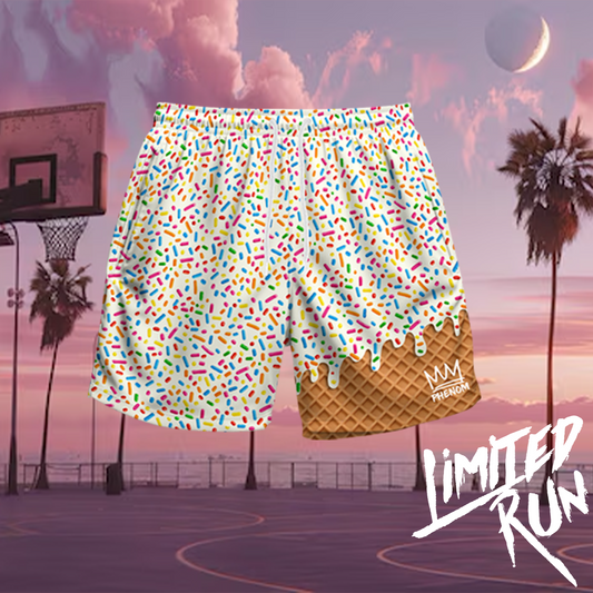 Vanilla with Sprinkles Ice Cream Shorts